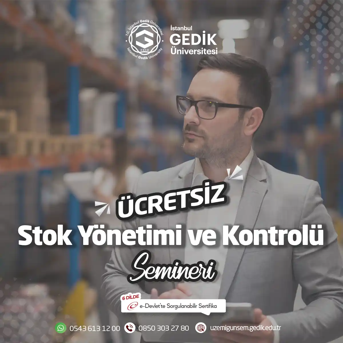 Ücretsiz - Stok Yönetimi ve Kontrolü Eğitimi